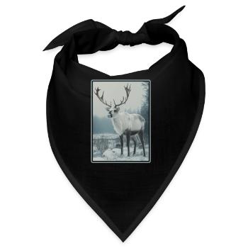 Rentiere Rentier - Bandana - Schwarz - Vorne