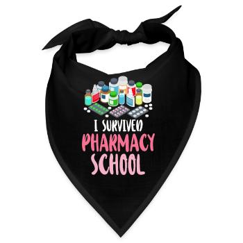 Pharmacy Tech Technician - Bandana - Schwarz - Vorne
