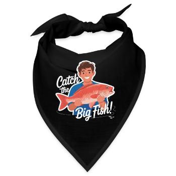 FANGEN SIE DIE GROSSEN FISCHE - Bandana - Schwarz - Vorne