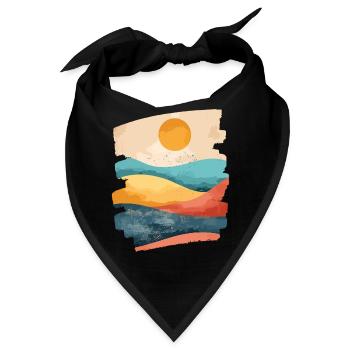 Sommer Sonne - Bandana - Schwarz - Vorne