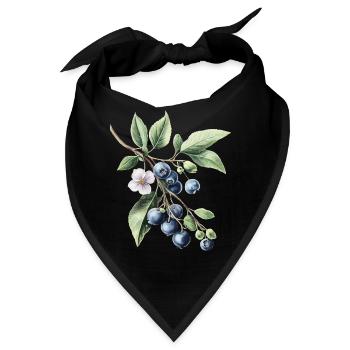Blaubeeren - Bandana - Schwarz - Vorne