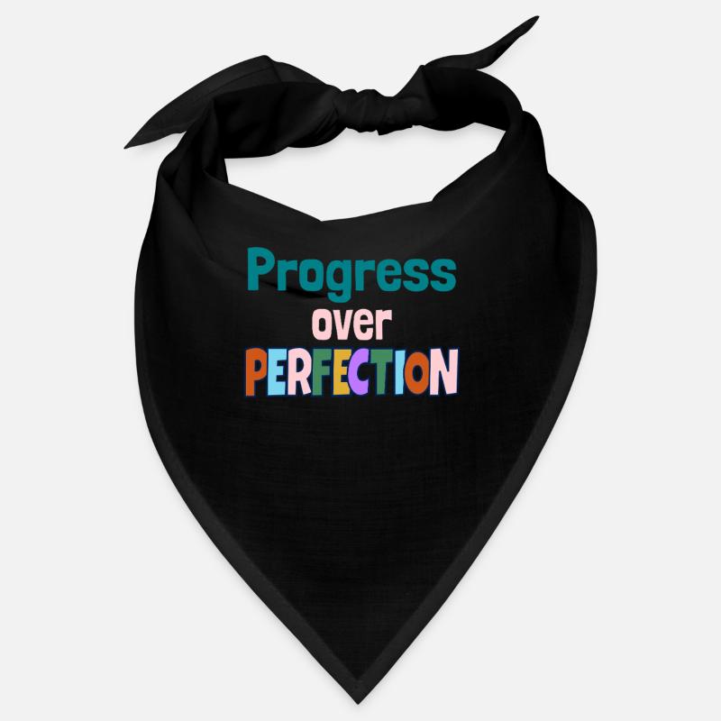 Citation de motivation Progress Over Perfection Bandana