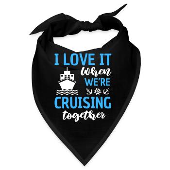 Kreuzfahrt Reise Zusammen Schiffsreise - Bandana - Schwarz - Vorne