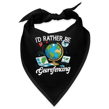 Geografische Informationssysteme Georefencing - Bandana - Schwarz - Vorne
