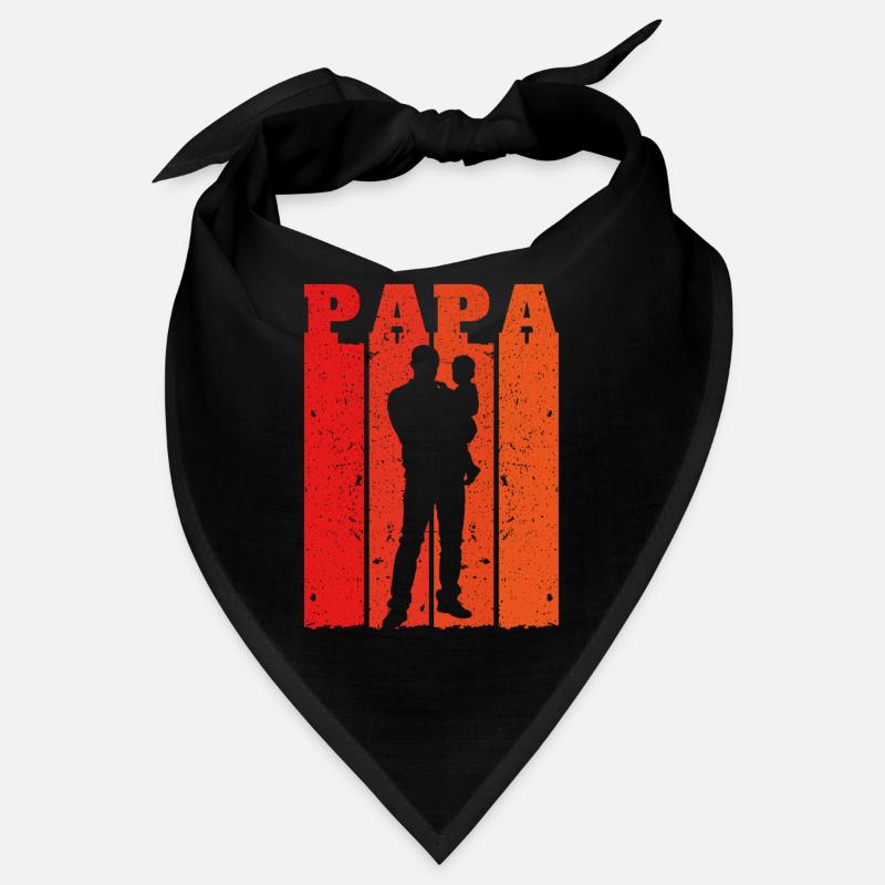 Retro Dad Silhouette – Vintage Style Father's Day Bandana