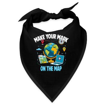 Geografische Informationssysteme - Bandana - Schwarz - Vorne