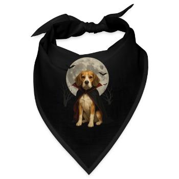 Beagle - Bandana - Schwarz - Vorne