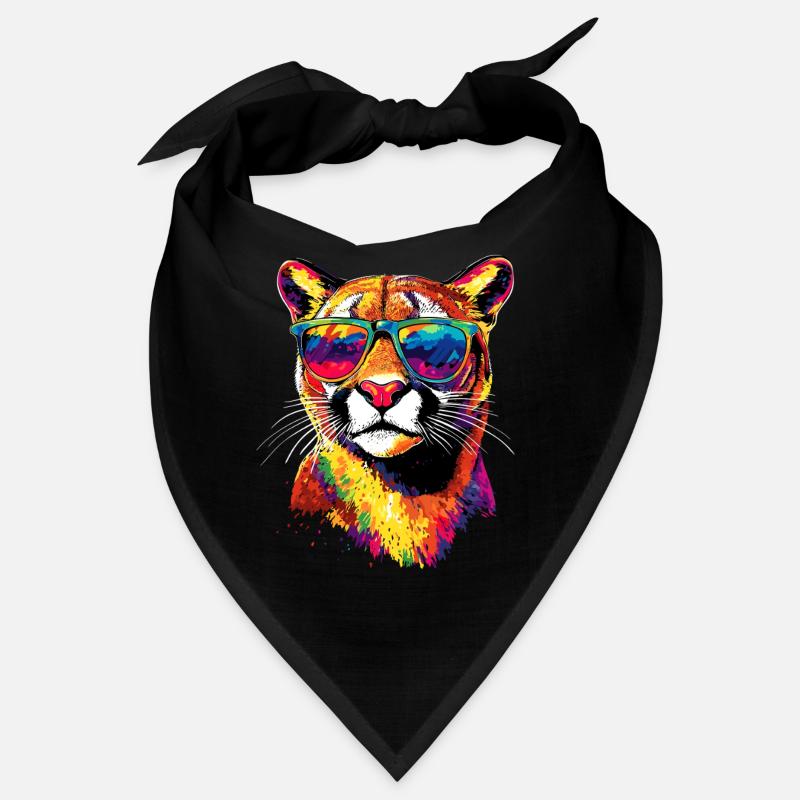 Panthère léopard gros chat mignon gros chat chats Bandana