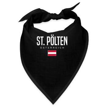 Sankt Pölten Österreich - Bandana - Schwarz - Vorne