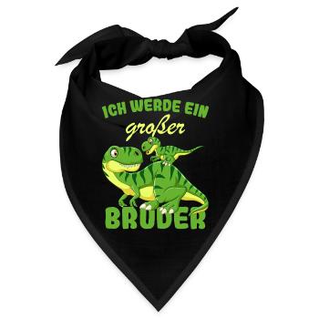 Nachwuchs Verkünden | Ich Werde Großer Bruder 2027 - Bandana - Schwarz - Vorne
