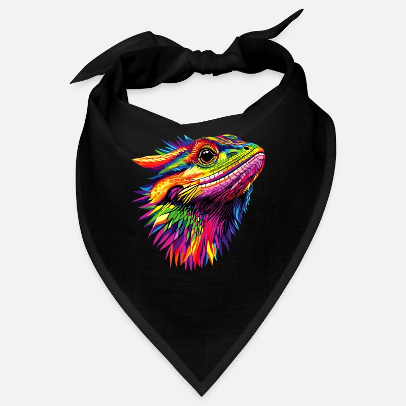 Bartagame Echse Bearded Dragon Süße Bartagamen Bandana