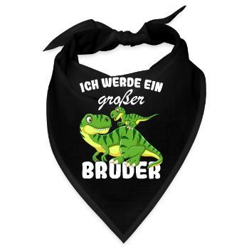 Nachwuchs Verkünden | Ich Werde Großer Bruder 2027 - Bandana - Schwarz - Vorne