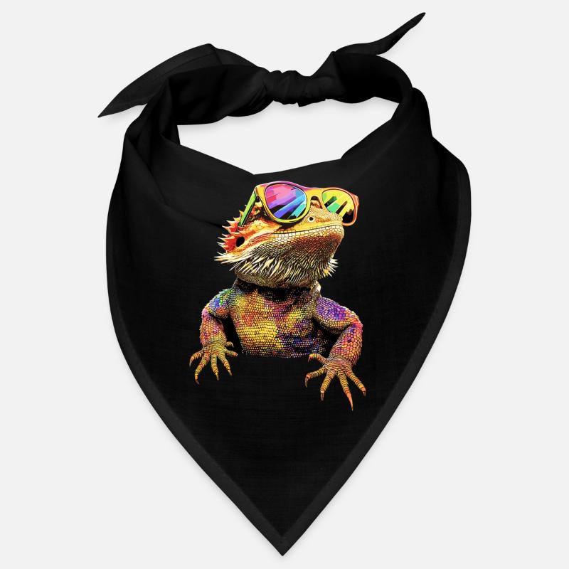 Bartagame Echse Bearded Dragon Süße Bartagamen Bandana