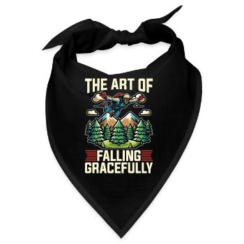 Skydiving The Art Of Falling Gracefully Skydive - Bandana - Schwarz - Vorne