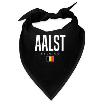 Aalst Belgien - Bandana - Schwarz - Vorne