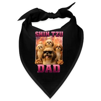 Shih Tzu - Bandana - Schwarz - Vorne