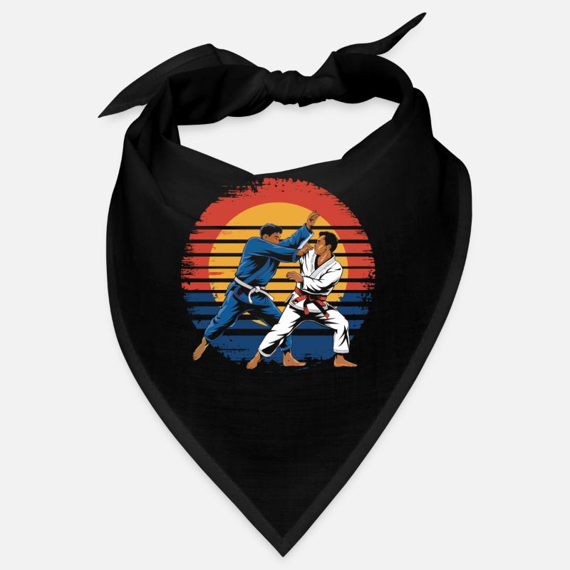 Retro Vintage Jiu Jitsu Martial Arts Grappling Bandana