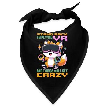 Gaming Fox VR Gamer - Bandana - Schwarz - Vorne