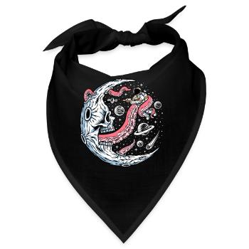 Space Battle with Alien Tentacles - Bandana - Schwarz - Vorne