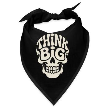 DENKEN SIE GROSS - Bandana - Schwarz - Vorne