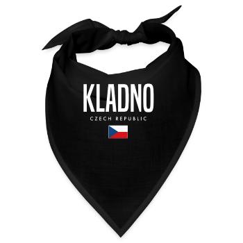 Kladno Tschechien - Bandana - Schwarz - Vorne