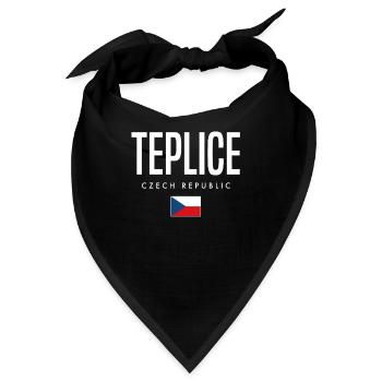 Teplice Tschechien - Bandana - Schwarz - Vorne