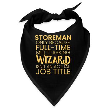 Storeman multitasking Wizard - Bandana - Schwarz - Vorne