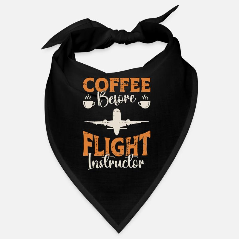 Instructeur de vol Café Ecole de pilotage Amateur de café Bandana
