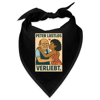 Peter Lustlos – verliebt und überfordert - Bandana - Schwarz - Vorne