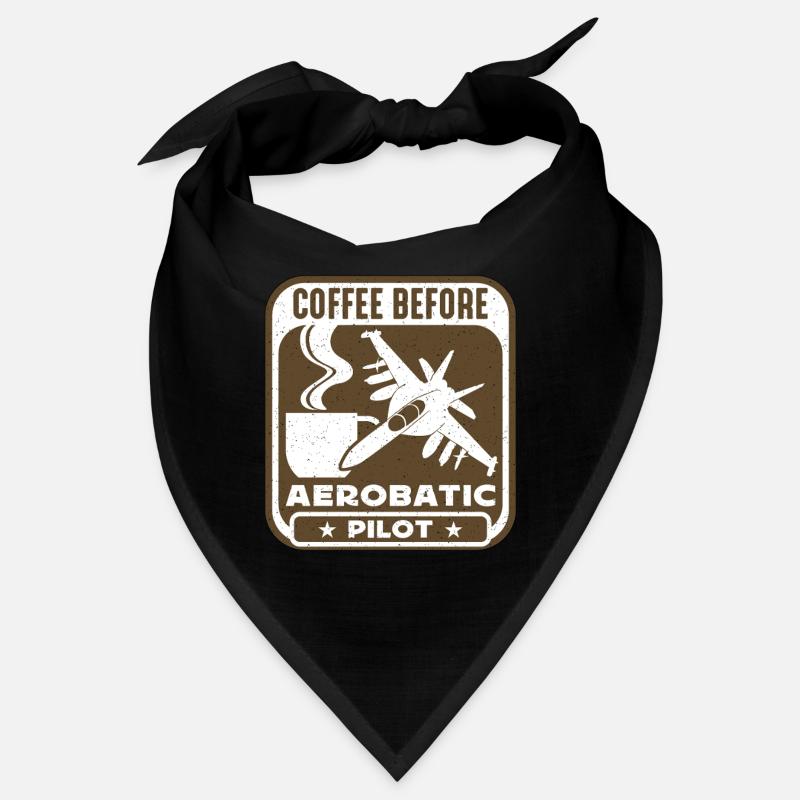 Aerobatic Pilot Coffee Glider Pilot Coffee Lover Bandana