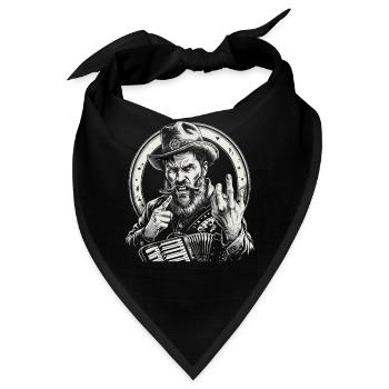Grantler Grantig Bairischen Dialekten Bayern - Bandana - Schwarz - Vorne