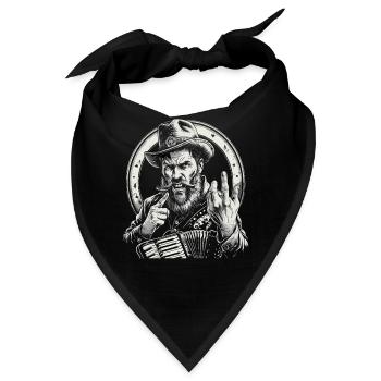 Grantler Grantig Bairischen Dialekten Bayern - Bandana - Schwarz - Vorne