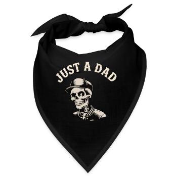 NUR EIN VATER - Bandana - Schwarz - Vorne