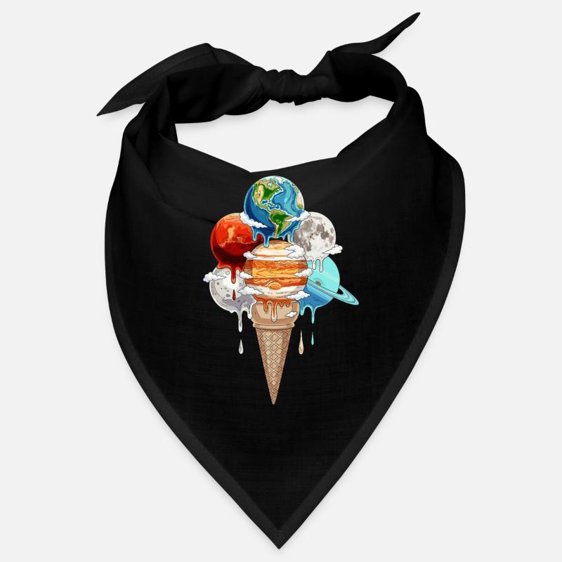 Planeten Eiscreme Kosmische Einskugel Bandana