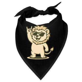 Rock ’n’ Roar - Bandana - Schwarz - Vorne