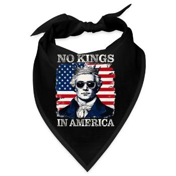 König NO KINGS IN AMERICA - Bandana - Schwarz - Vorne