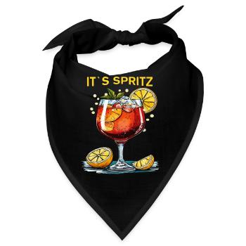 GETRÄNK IT`S SPRITZ - Bandana - Schwarz - Vorne