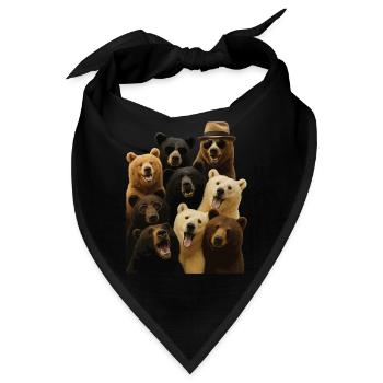 Tragen - Bandana - Schwarz - Vorne