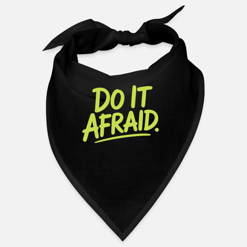 Do It Afraid Mut Weiterentwicklung Motivation Bandana