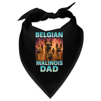 Belgischer Malinois - Bandana - Schwarz - Vorne
