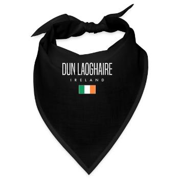 Dun Laoghaire Irland - Bandana - Schwarz - Vorne