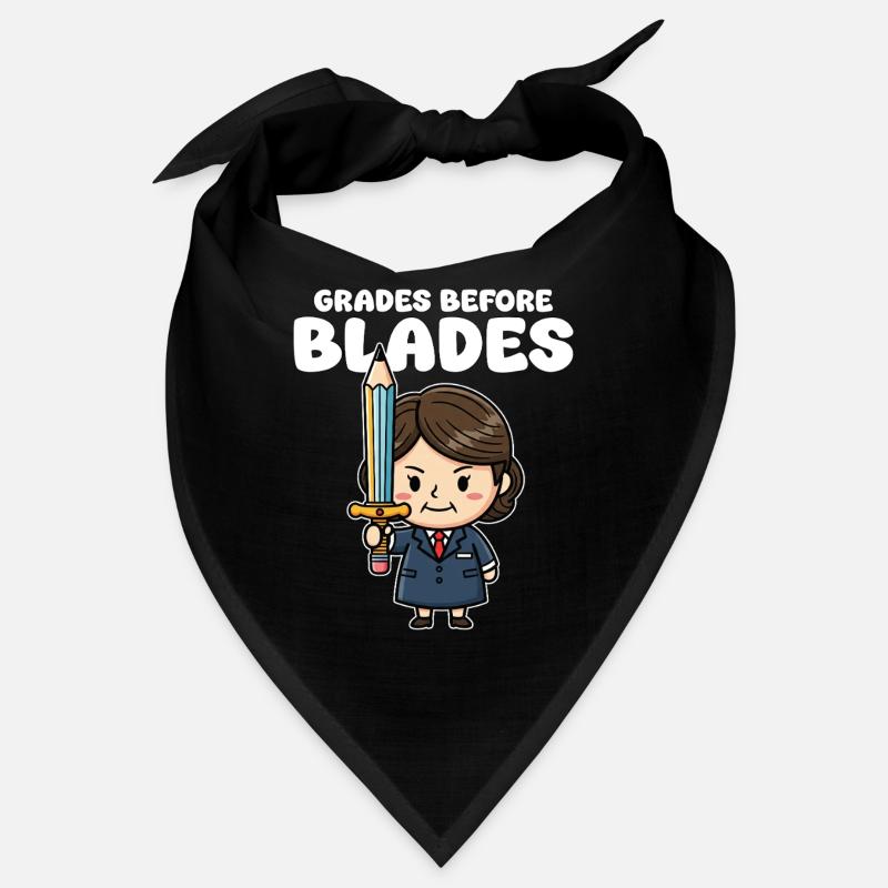 GRADES BEFORE BLADES - TEACHER GIFT Bandana