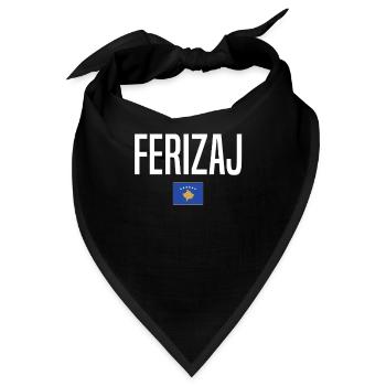 Ferizaj Kosovo - Bandana - Schwarz - Vorne
