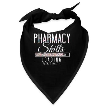 Pharmacy Tech Technician - Bandana - Schwarz - Vorne