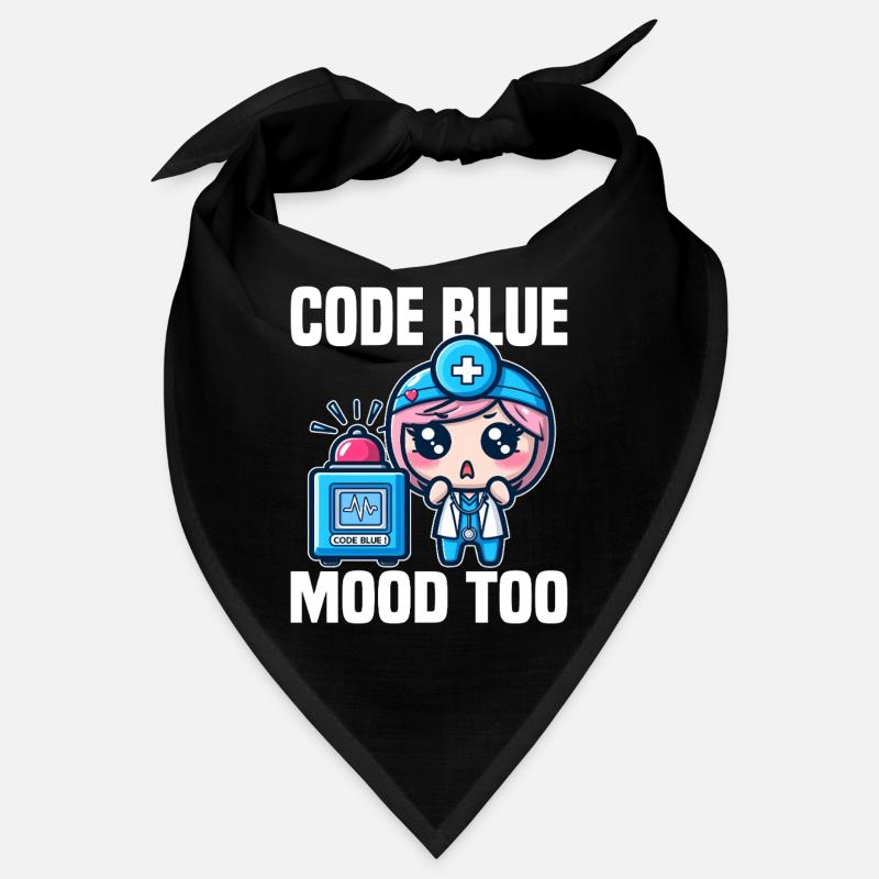 CODE BLUE, MOOD TOO - CADEAU MÉDECIN Bandana