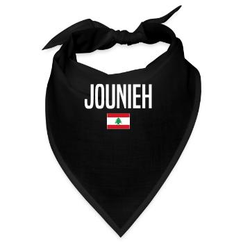 Jounieh Libanon - Bandana - Schwarz - Vorne