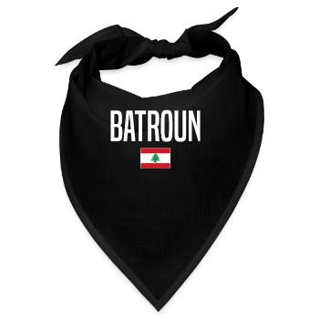 Batroun Libanon - Bandana - Schwarz - Vorne