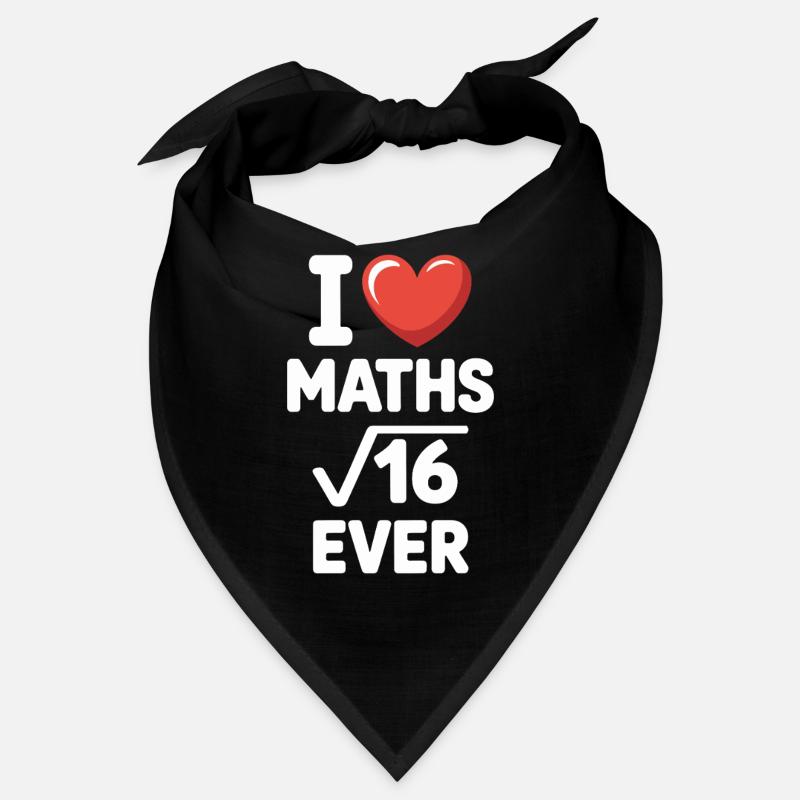 Mathe I Love Maths Mathematik Nerd Mathe Lehrer Bandana