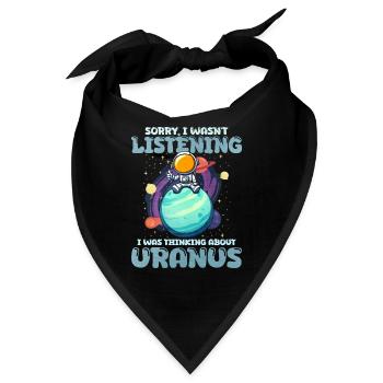 Uranus - Bandana - Schwarz - Vorne