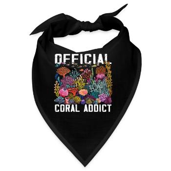 Aquarium Aquarist Korallen Fragging - Bandana - Schwarz - Vorne